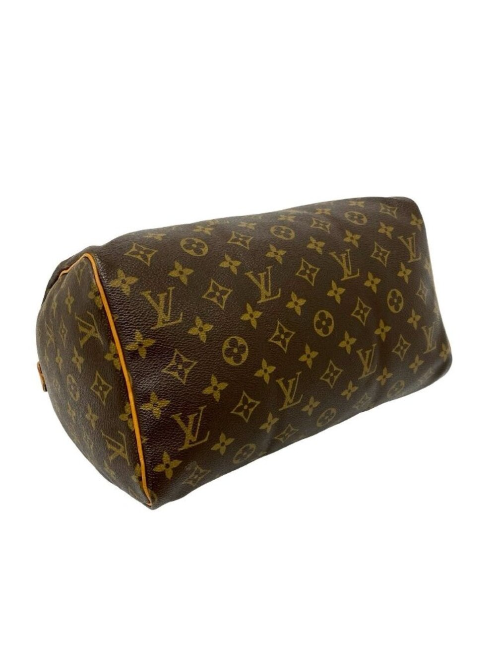 Louis Vuitton Vintage Speedy 30 Monogram Leather Boston Bag Brown - Picture 7 of 10